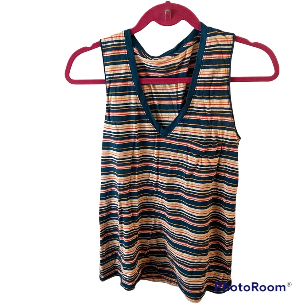 Madewell Striped Tank Top. Size S.